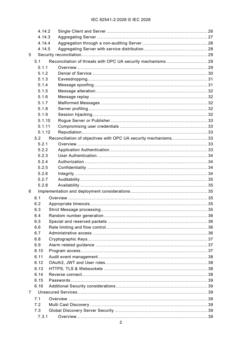 IEC 62541-2:2026 IEC 62541-2:2026 - OPC unified architecture - Part 2: Security Model/12/2026 - Page 4 preview