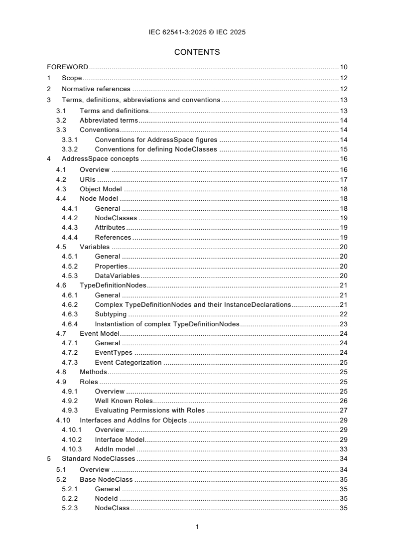 IEC 62541-3:2025 IEC 62541-3:2025 - OPC unified architecture - Part 3: Address Space Model/22/2025 - Page 3 preview