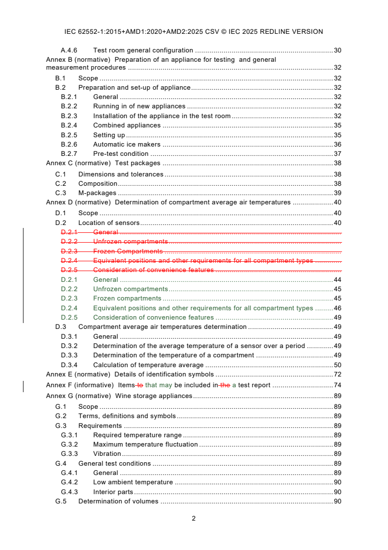 IEC 62552-1:2015 IEC 62552-1:2015+AMD1:2020+AMD2:2025 CSV - Household refrigerating appliances - Characteristics and test methods - Part 1: General requirements
Released:15. 09. 2025
Isbn:9782832707296 - Page 4 preview
