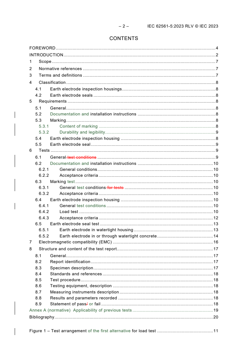 IEC 62561-5:2023 IEC 62561-5:2023 RLV - Lightning protection system components (LPSC) - Part 5: Requirements for earth electrode inspection housings and earth electrode seals
Released:12/5/2023 - Page 4 preview