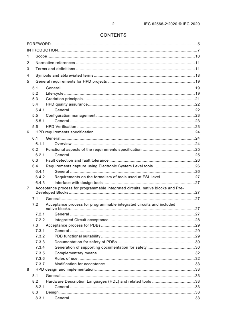 IEC 62566-2:2020 IEC 62566-2:2020 - Nuclear power plants - Instrumentation and control systems important to safety - Development of HDL-programmed integrated circuits - Part 2: HDL-programmed integrated circuits for systems performing category B or C functions
Released:5/7/2020 - Page 4 preview
