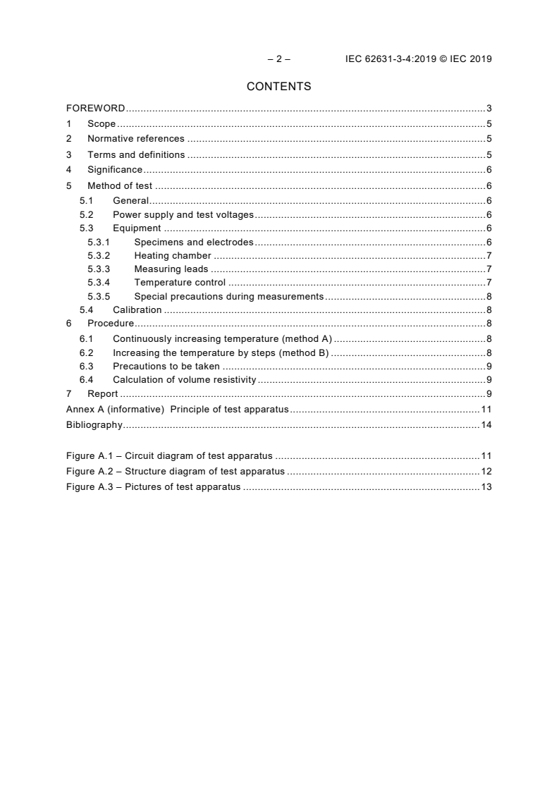 IEC 62631-3-4:2019 IEC 62631-3-4:2019 - Dielectric and resistive properties of solid insulating materials - Part 3-4: Determination of resistive properties (DC methods) - Volume resistance and volume resistivity at elevated temperatures
Released:3/28/2019 - Page 4 preview