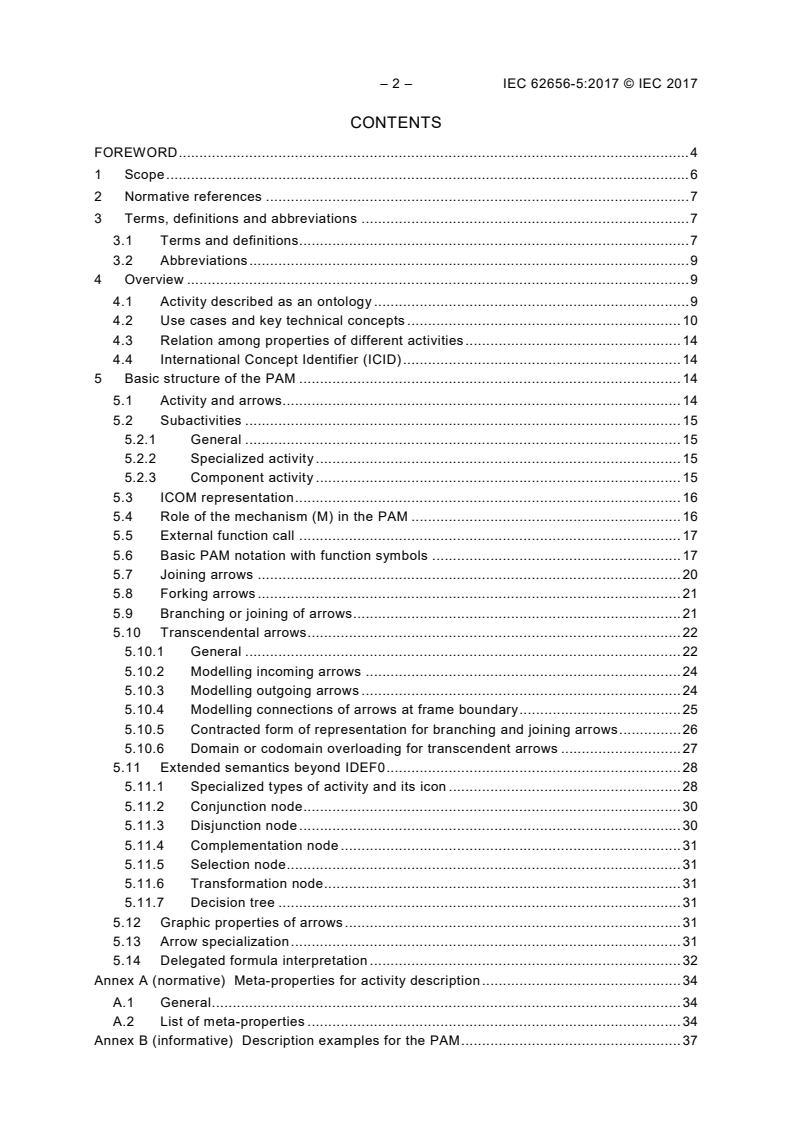 IEC 62656-5:2017 IEC 62656-5:2017 - Standardized product ontology register and transfer by spreadsheets - Part 5: Interface for activity description
Released:6/19/2017 - Page 4 preview