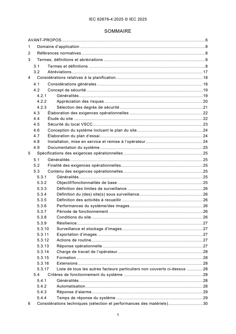 IEC 62676-4:2025 IEC 62676-4:2025 - Systèmes de vidéosurveillance destinés à être utilisés dans les applications de sécurité - Partie 4: Directives d'application
Released:10/9/2025
Isbn:9782832706978 - Page 3 preview
