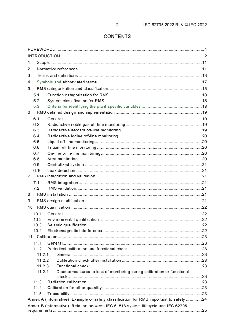 IEC 62705:2022 IEC 62705:2022 RLV - Nuclear facilities - Instrumentation and control important to safety - Radiation monitoring systems (RMS): Characteristics and lifecycle
Released:11/22/2022 - Page 4 preview