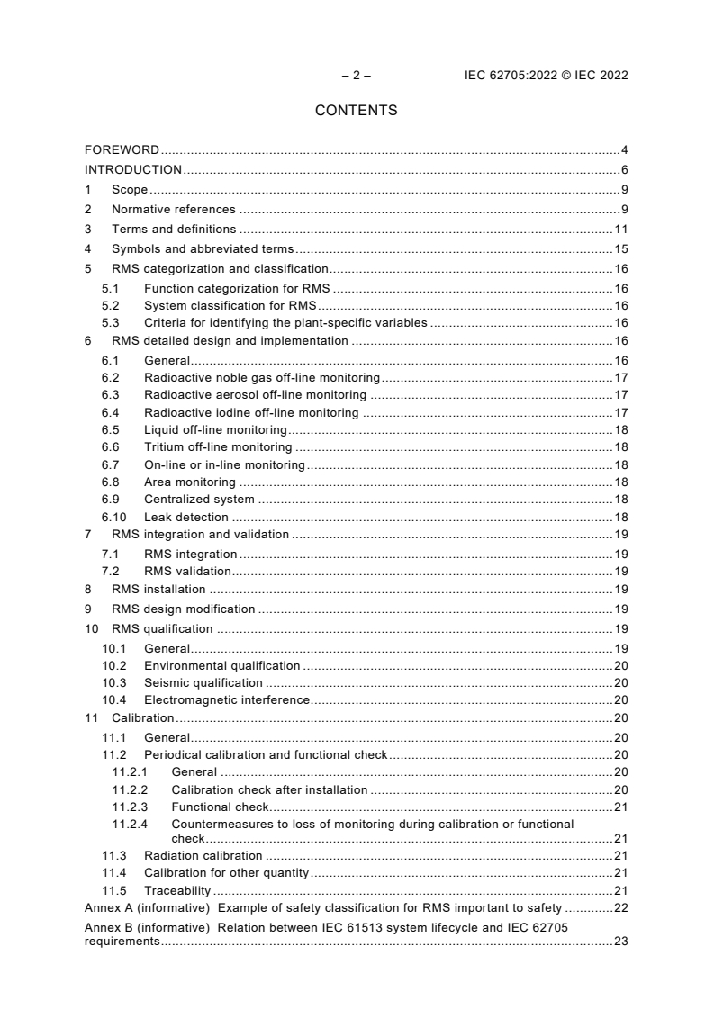 IEC 62705:2022 IEC 62705:2022 - Nuclear facilities - Instrumentation and control important to safety - Radiation monitoring systems (RMS): Characteristics and lifecycle
Released:11/22/2022 - Page 4 preview