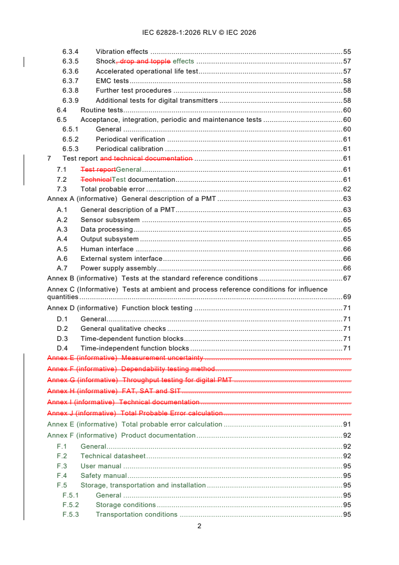 IEC 62828-1:2026 REDLINE IEC 62828-1:2026 RLV - Reference conditions and procedures for testing industrial and process measurement transmitters - Part 1: General procedures for all types of transmitters - Page 4 preview