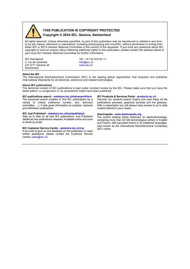 IEC 62841-3-15:2024 IEC 62841-3-15:2024 EXV - Electric motor-operated hand-held tools, transportable tools and lawn and garden machinery - Safety - Part 3-15: Particular requirements for transportable magnetic drills
Released:8/25/2024 - Page 2 preview