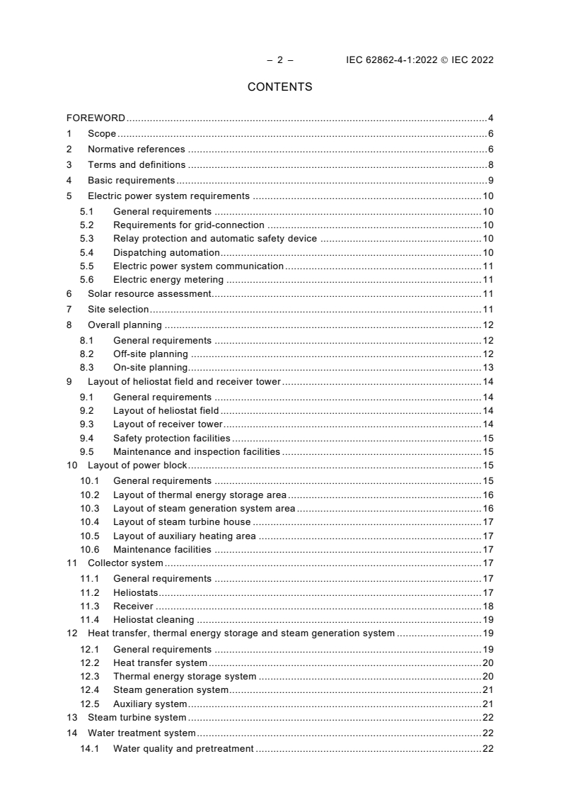 IEC 62862-4-1:2022 IEC 62862-4-1:2022 - Solar thermal electric plants - Part 4-1: General requirements for the design of solar power tower plants
Released:9/13/2022 - Page 4 preview