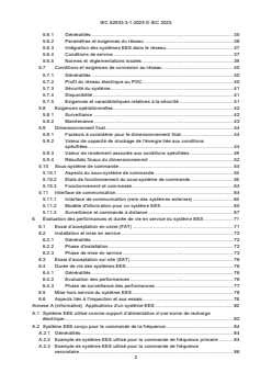 IEC 62933-3-1:2025 - Systèmes de stockage de l’énergie électrique (EES) - Partie 3-1: Planification et évaluation des performances des systèmes de stockage de l’énergie électrique - Spécifications générales
Released:20. 11. 2025
Isbn:9782832708132 - Page 4 preview