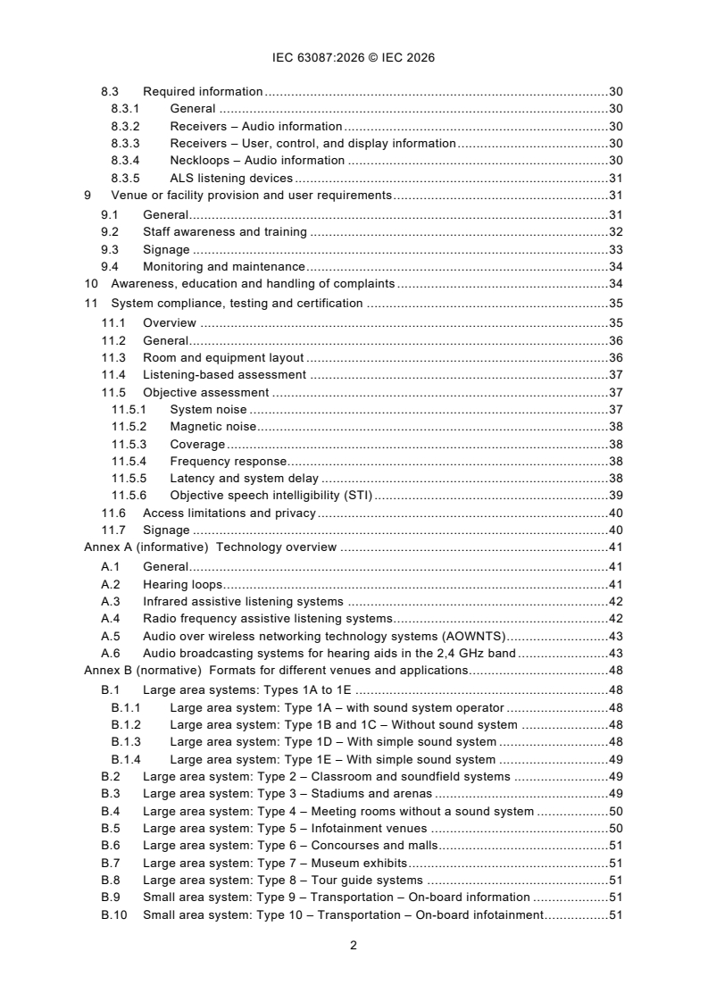 IEC 63087:2026 iec63087{ed1.0}en - Assistive listening devices and systems for active assisted living - Page 4 preview
