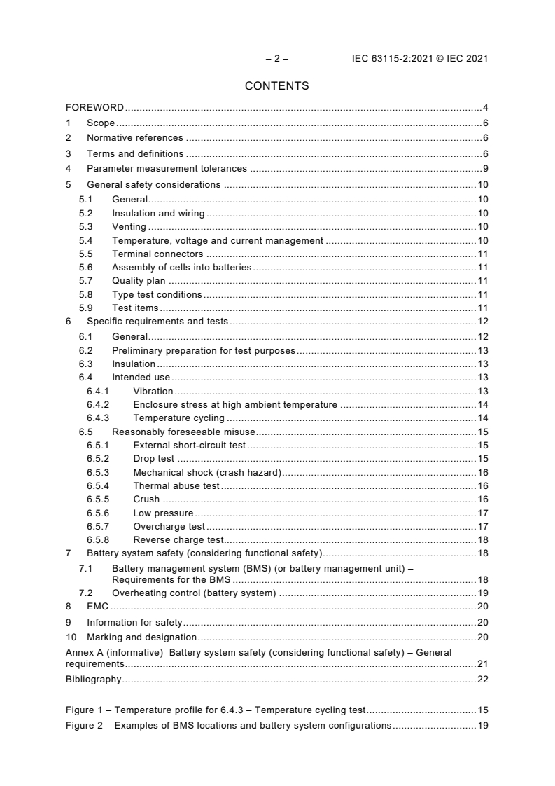 IEC 63115-2:2021 IEC 63115-2:2021 - Secondary cells and batteries containing alkaline or other non-acid electrolytes - Sealed nickel-metal hydride cells and batteries for use in industrial applications - Part 2: Safety
Released:1/5/2021 - Page 4 preview