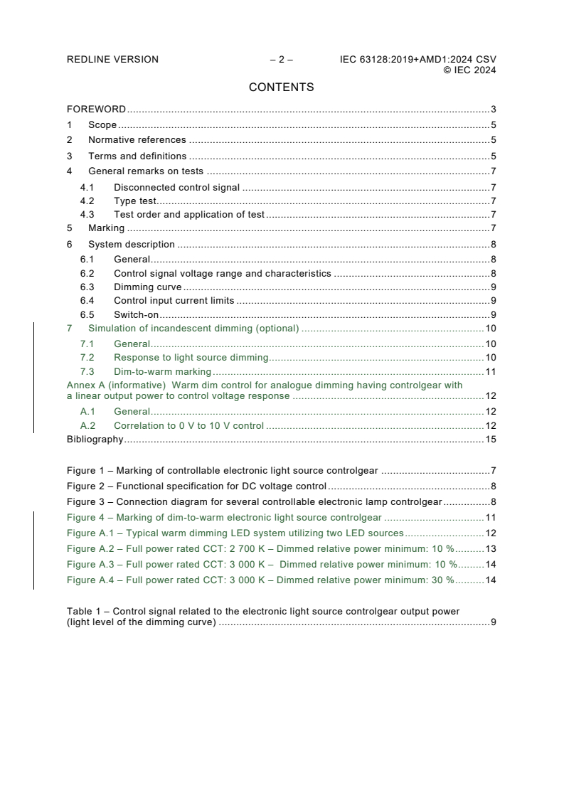 IEC 63128:2019 IEC 63128:2019+AMD1:2024 CSV - Lighting control interface for dimming - Analogue voltage dimming interface for electronic current sourcing controlgear
Released:12. 07. 2024 - Page 4 preview