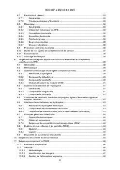 IEC 63341-2:2025 - Applications ferroviaires - Systèmes à hydrogène et à pile à combustible pour le matériel roulant - Partie 2: Système à hydrogène
Released:12. 11. 2025
Isbn:9782832707357 - Page 4 preview
