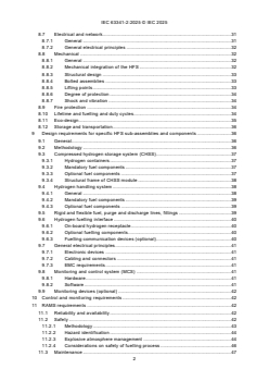 IEC 63341-2:2025 - Railway applications - Hydrogen and fuel cell systems for rolling stock - Part 2: Hydrogen fuel system
Released:12. 11. 2025
Isbn:9782832707357 - Page 4 preview