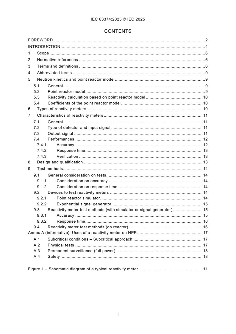 IEC 63374:2025 IEC 63374:2025 - Nuclear power plants - Instrumentation systems important to safety - Characteristics and test methods of nuclear reactor reactivity meters
Released:10. 10. 2025
Isbn:9782832706916 - Page 3 preview