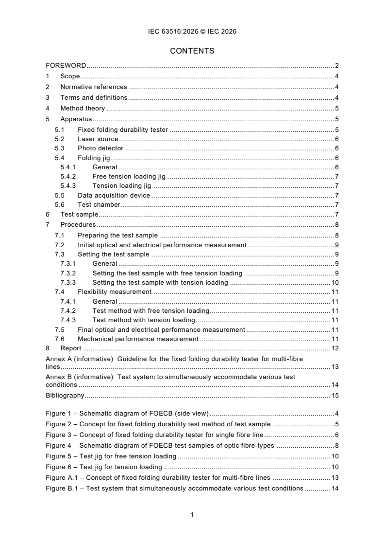 IEC 63516:2026 iec63516{ed1.0}en - Fixed folding durability test method for flexible opto-electric circuit boards - Page 3 preview
