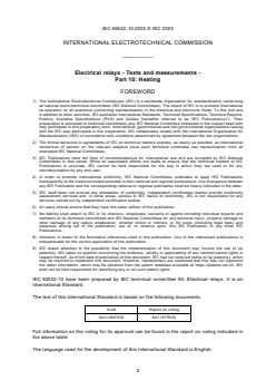 IEC 63522-10:2025 IEC 63522-10:2025 - Electrical relays - Tests and measurements - Part 10: Heating
Released:2. 10. 2025
Isbn:9782832706848 - Page 4 preview