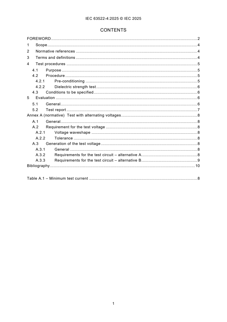 IEC 63522-4:2025 IEC 63522-4:2025 - Electrical relays - Tests and measurements - Part 4: Dielectric strength test
Released:16. 12. 2025
Isbn:9782832708972 - Page 3 preview