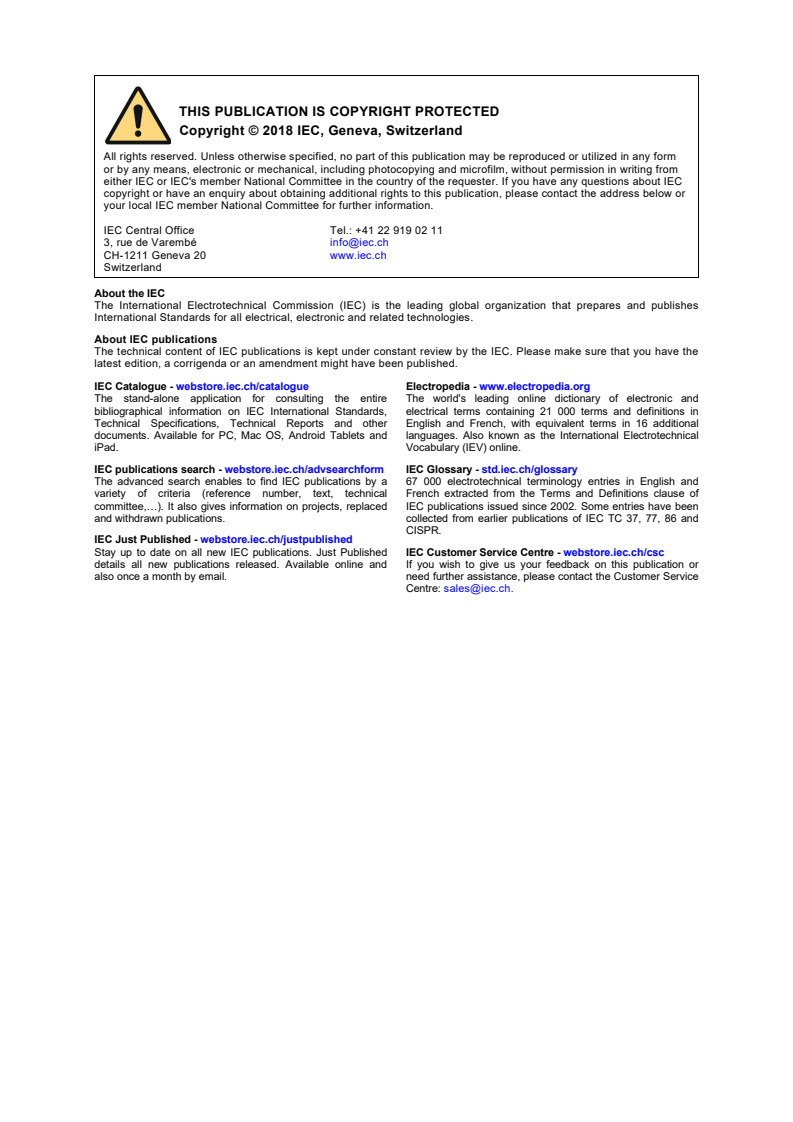 IEC 80601-2-30:2018 IEC 80601-2-30:2018 RLV - Medical electrical equipment - Part 2-30: Particular requirements for the basic safety and essential performance of automated non-invasive sphygmomanometers
Released:3/22/2018 - Page 2 preview
