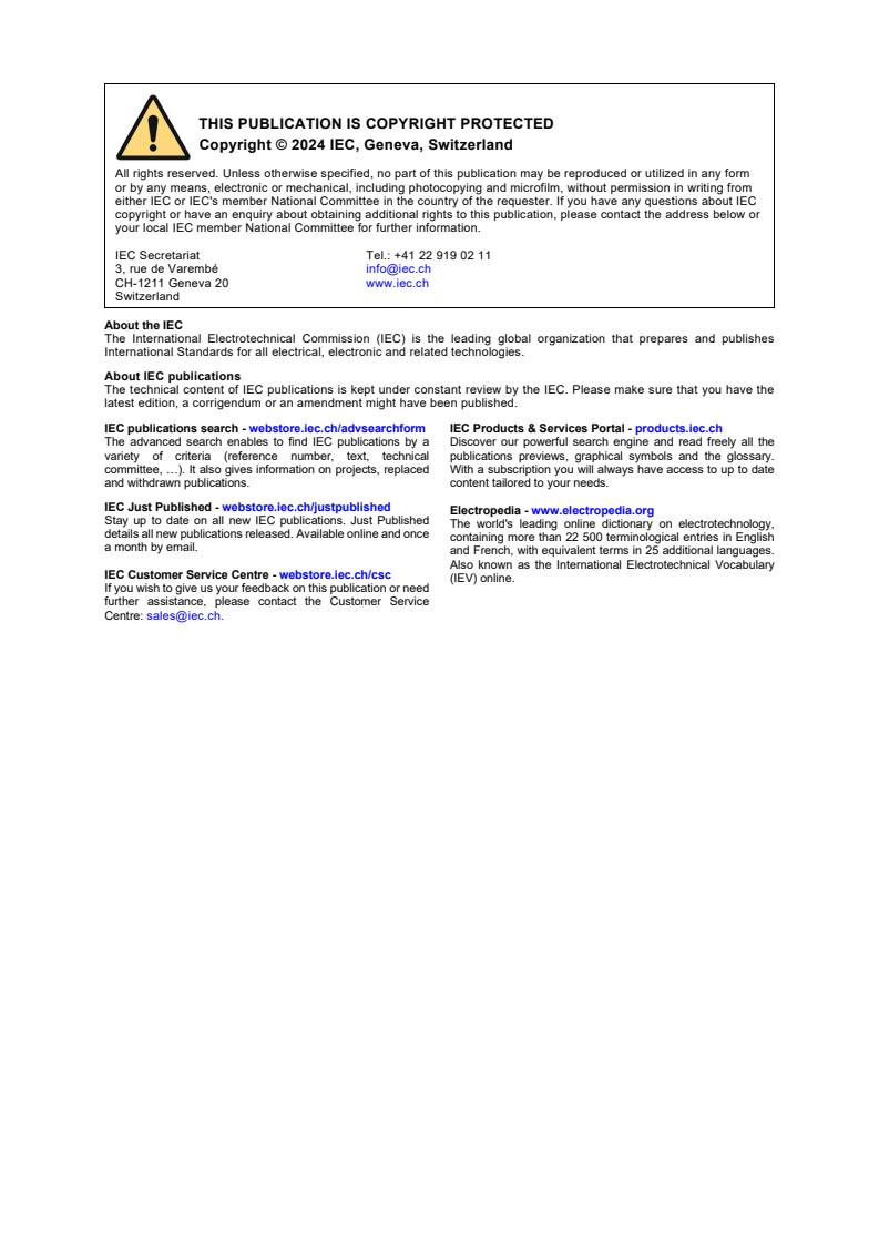 IEC 80601-2-58:2024 IEC 80601-2-58:2024 RLV - Medical electrical equipment - Part 2-58: Particular requirements for the basic safety and essential performance of lens removal devices and vitrectomy devices for ophthalmic surgery
Released:3/6/2024 - Page 2 preview