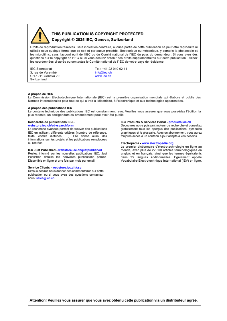 IEC 80601-2-89:2025 IEC 80601-2-89:2025 - Appareils électromédicaux - Partie 2-89: Exigences particulières pour la sécurité de base et les performances essentielles des lits médicaux pour enfants
Released:12/4/2025
Isbn:9782832708866