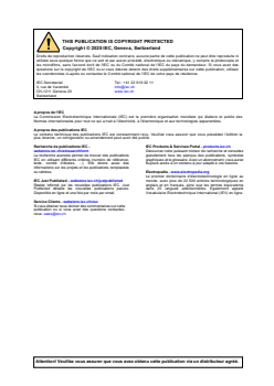 IEC 80601-2-89:2025 - Appareils électromédicaux - Partie 2-89: Exigences particulières pour la sécurité de base et les performances essentielles des lits médicaux pour enfants
Released:12/4/2025
Isbn:9782832708866 - Page 2 preview