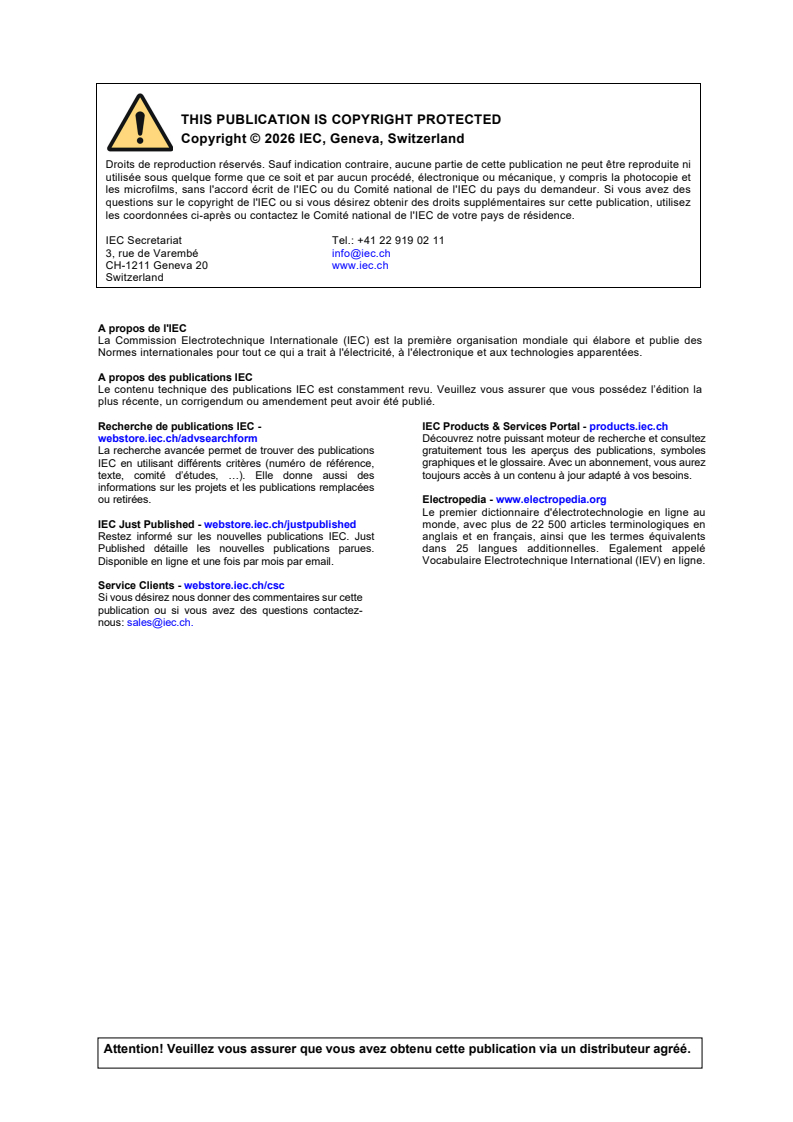 IEC 81346-14:2026 iec81346-14{ed1.0}fr - Systèmes, installations et équipements industriels, et produits industriels - Principes de structuration et désignations de référence - Partie 14: Systèmes de fabrication et de traitement - Page 2 preview