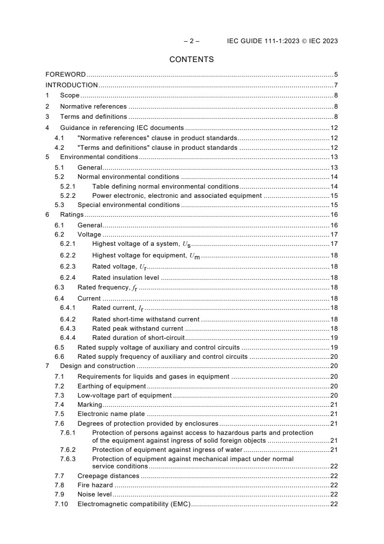 IEC GUIDE 111-1:2023 IEC GUIDE 111-1:2023 - Electric equipment for high-voltage substations - Common recommendations for product and system standards - Part 1: AC (alternating current)
Released:1/24/2023 - Page 4 preview