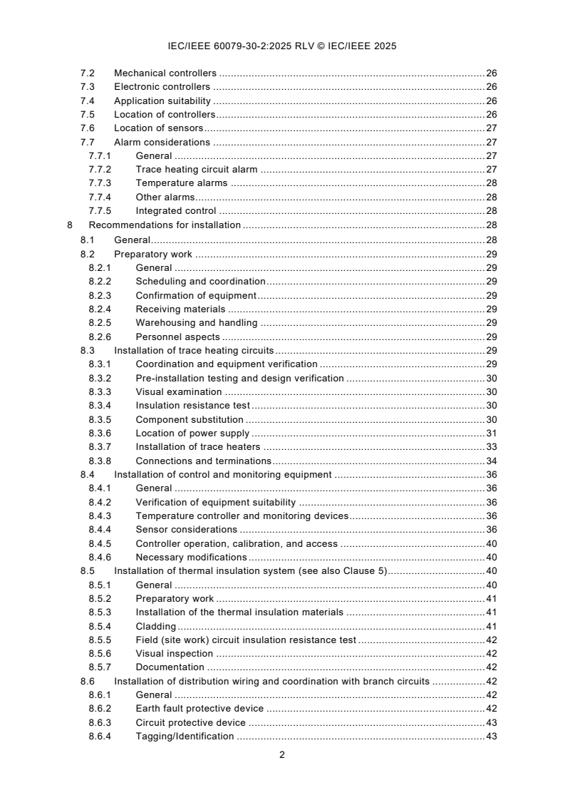 IEC/IEEE 60079-30-2:2025 IEC/IEEE 60079-30-2:2025 RLV - Explosive atmospheres - Part 30-2: Electrical resistance trace heating - Guidance on application for design, installation and maintenance
Released:15. 09. 2025
Isbn:9782832707289 - Page 4 preview