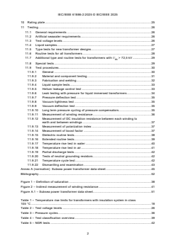 IEC/IEEE 61886-2:2025 iecieee61886-2{ed1.0}en - IEC/IEEE 61886-2:2025 - Subsea equipment - Part 2: Power transformers
Released:26. 08. 2025
Isbn:9782832706015 - Page 4 preview