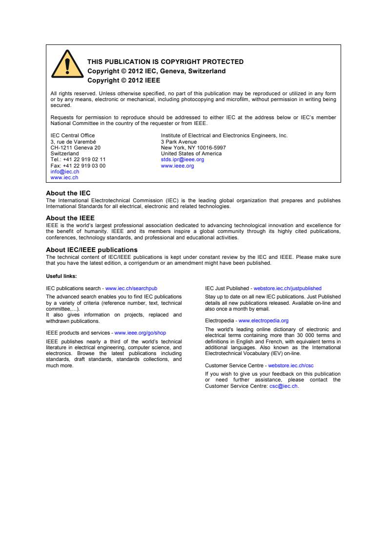 IEC/IEEE 62271-37-082:2012 IEC/IEEE 62271-37-082:2012 - High-voltage switchgear and controlgear - Part 37-082: Standard practice for the measurement of sound pressure levels on alternating current circuit-breakers
Released:10/25/2012 - Page 2 preview