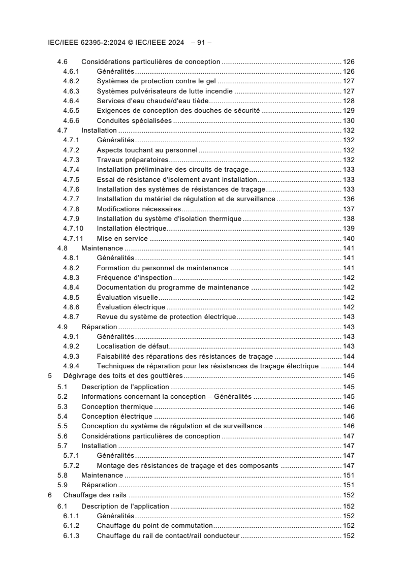 IEC/IEEE 62395-2:2024 iecieee62395-2{ed1.0}fr - Systèmes de traçage par résistance électrique pour applications industrielles et commerciales - Partie 2: Guide d'application pour la conception, l'installation et la maintenance des systèmes - Page 4 preview
