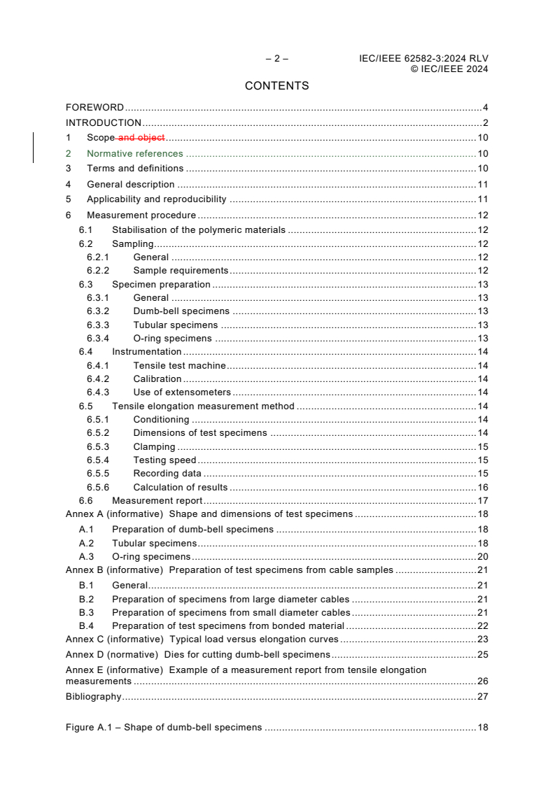 IEC/IEEE 62582-3:2024 IEC/IEEE 62582-3:2024 RLV - Nuclear power plants - Instrumentation and control important to safety - Electrical equipment condition monitoring methods - Part 3: Elongation at break
Released:7/26/2024 - Page 4 preview