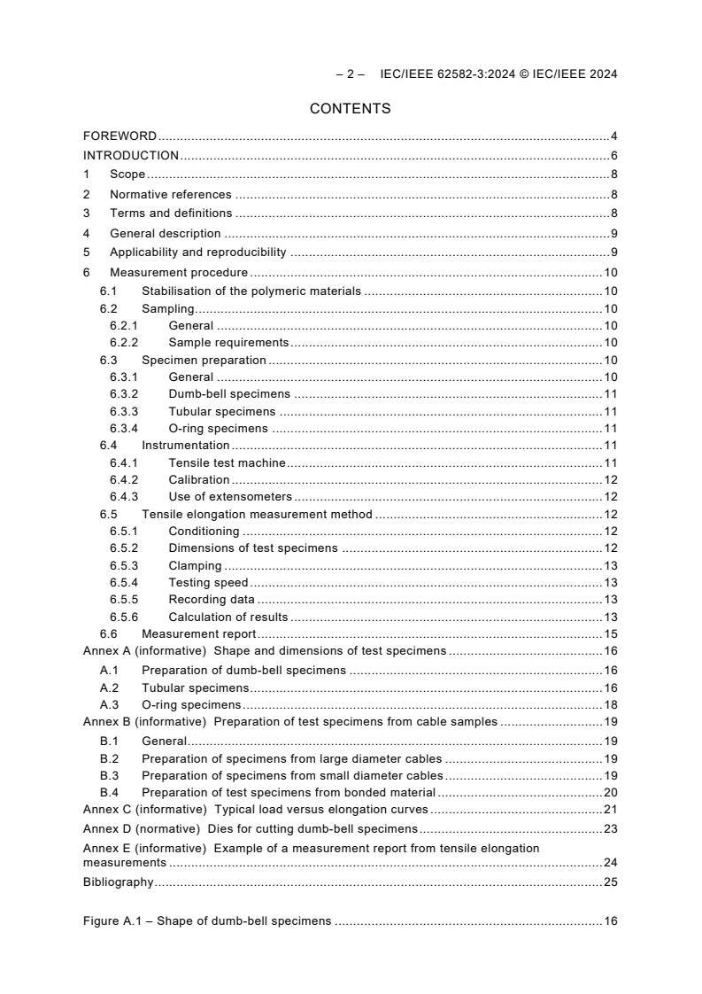 IEC/IEEE 62582-3:2024 IEC/IEEE 62582-3:2024 - Nuclear power plants - Instrumentation and control important to safety - Electrical equipment condition monitoring methods - Part 3: Elongation at break
Released:7/26/2024 - Page 4 preview