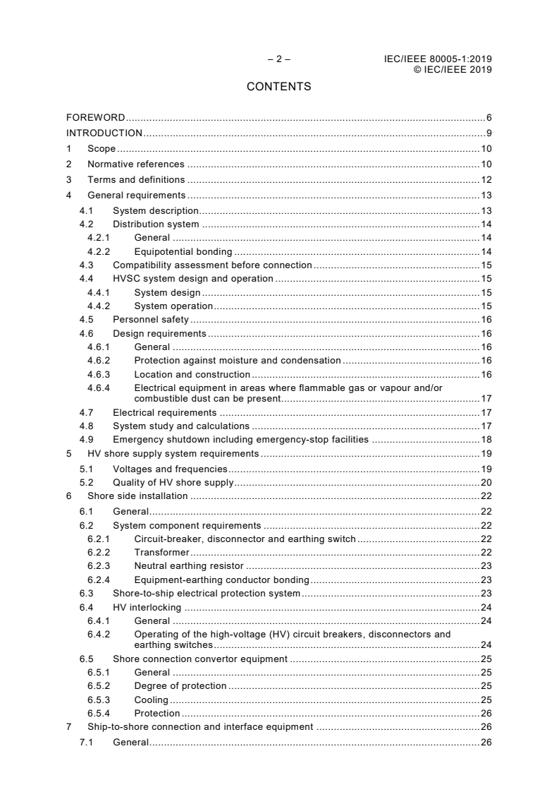 IEC/IEEE 80005-1:2019 IEC/IEEE 80005-1:2019 - Utility connections in port - Part 1: High voltage shore connection (HVSC) systems - General requirements
Released:3/18/2019 - Page 4 preview