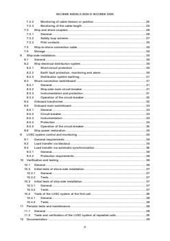 IEC/IEEE 80005-3:2025 - Utility connections in port - Part 3: Low-voltage shore connection (LVSC) systems - General requirements
Released:8. 12. 2025
Isbn:9782832708910 - Page 4 preview