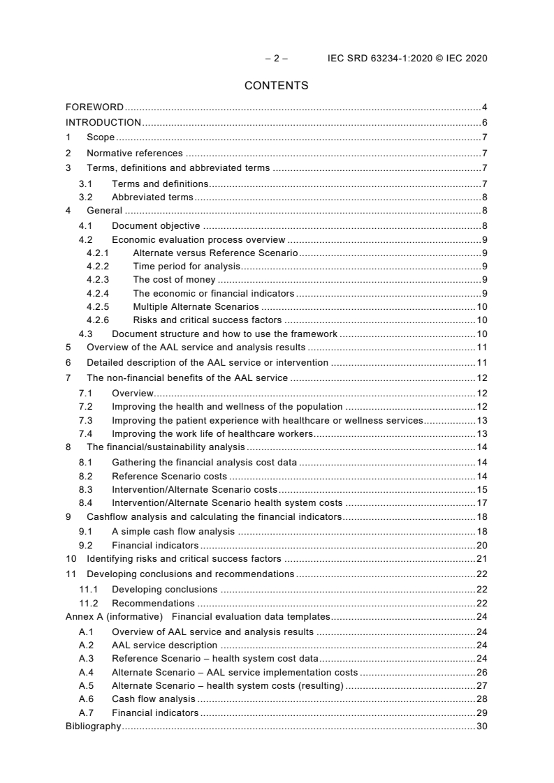 IEC SRD 63234-1:2020 IEC SRD 63234-1:2020 - Economic evaluation of active assisted living services - Part 1: Framework
Released:2/19/2020 - Page 4 preview
