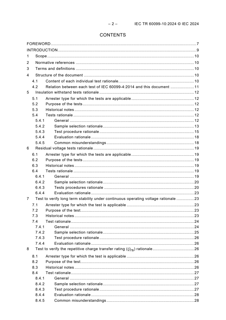IEC TR 60099-10:2024 IEC TR 60099-10:2024 - Surge arresters - Part 10: Rationale for tests specified by IEC 60099-4:2014
Released:6/19/2024 - Page 4 preview