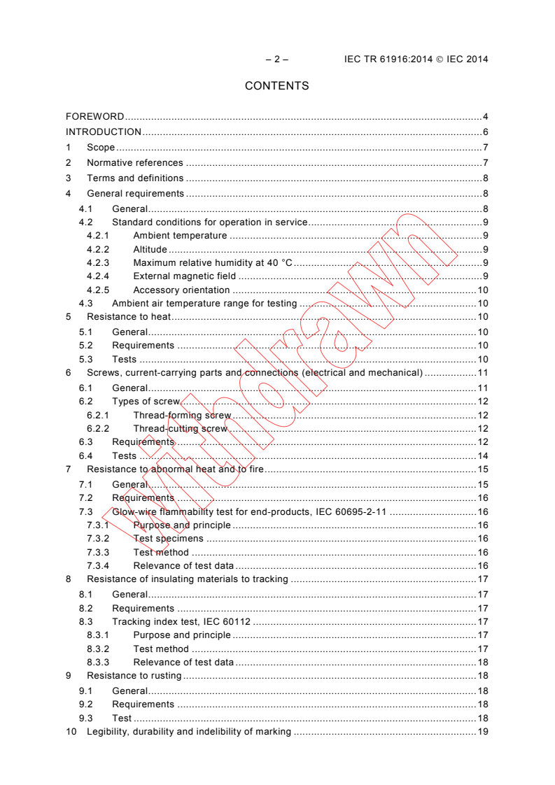 IEC TR 61916:2014 IEC TR 61916:2014 - Electrical accessories - Harmonization of general rules
Released:11/20/2014 - Page 4 preview