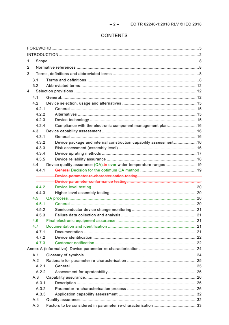 IEC TR 62240-1:2018 IEC TR 62240-1:2018 RLV - Process management for avionics - Electronic components capability in operation - Part 1: Temperature uprating
Released:3/13/2018 - Page 4 preview