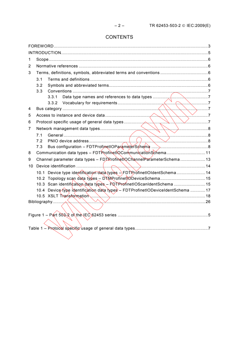 IEC TR 62453-503-2:2009 IEC TR 62453-503-2:2009 - Field device tool (FDT) interface specification - Part 503-2: Communication implementation for common object model - IEC 61784 CP 3/4, CP 3/5 and CP 3/6/18/2009 - Page 4 preview
