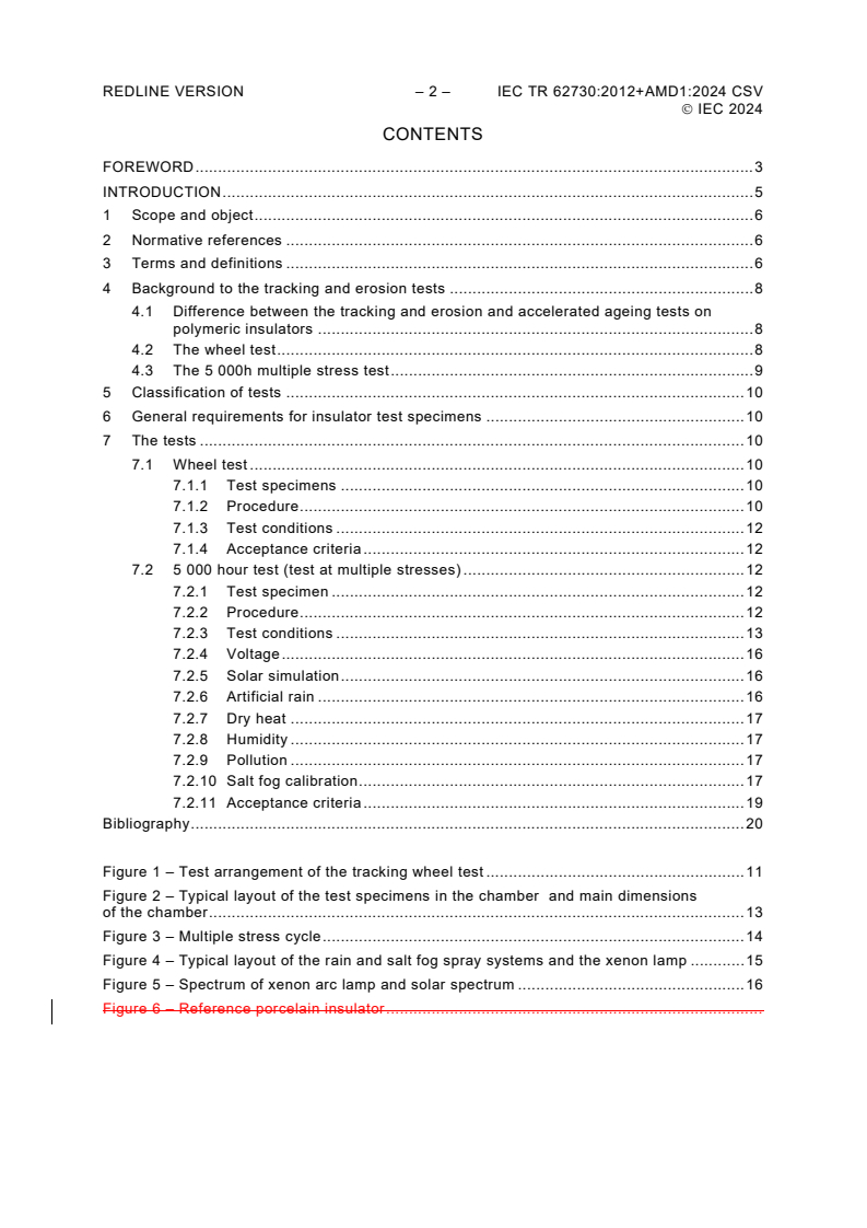 IEC TR 62730:2012 IEC TR 62730:2012+AMD1:2024 CSV - HV polymeric insulators for indoor and outdoor use tracking and erosion testing by wheel test and 5 000h test
Released:6/18/2024 - Page 4 preview
