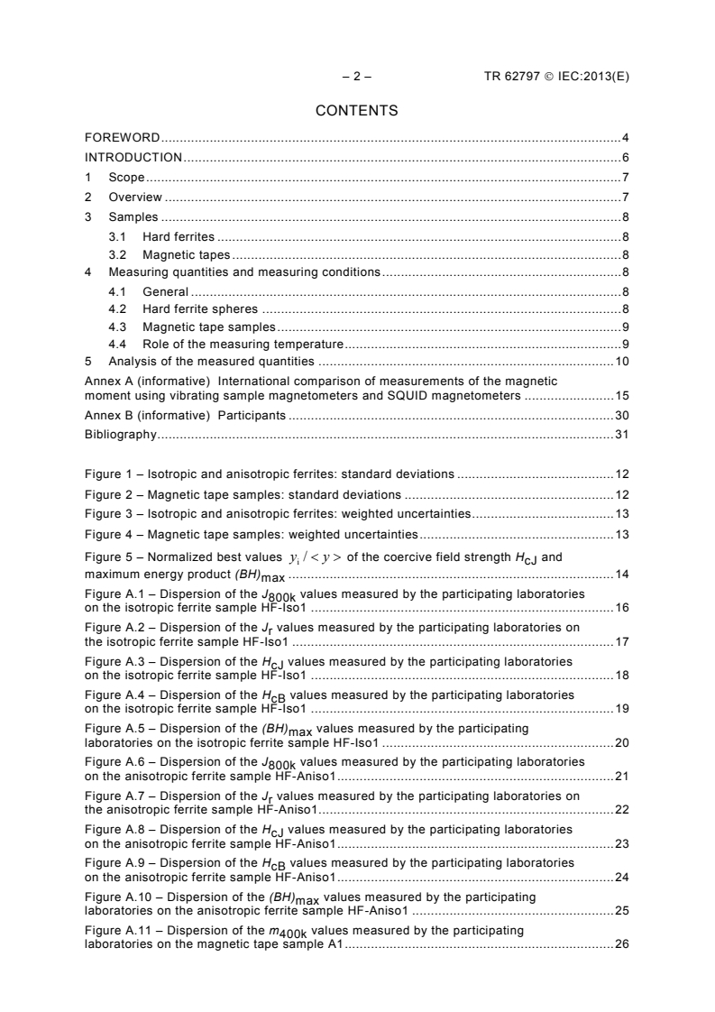 IEC TR 62797:2013 IEC TR 62797:2013 - International comparison of measurements of the magnetic moment using vibrating sample magnetometers (VSM) and superconducting quantum interference device (SQUID) magnetometers
Released:8/6/2013 - Page 4 preview