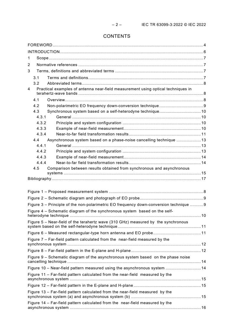 IEC TR 63099-3:2022 IEC TR 63099-3:2022 - Transmitting and receiving equipment for radiocommunication - Radio-over-fibre technologies for electromagnetic-field measurement - Part 3: Antenna near-field pattern measurement using optical techniques in terahertz-wave bands
Released:3/29/2022 - Page 4 preview