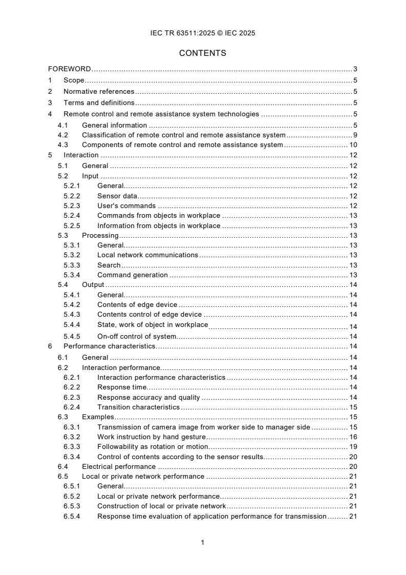 IEC TR 63511:2025 IEC TR 63511:2025 - Remote control and remote assistance system in home and local area
Released:29. 09. 2025
Isbn:9782832707258 - Page 3 preview