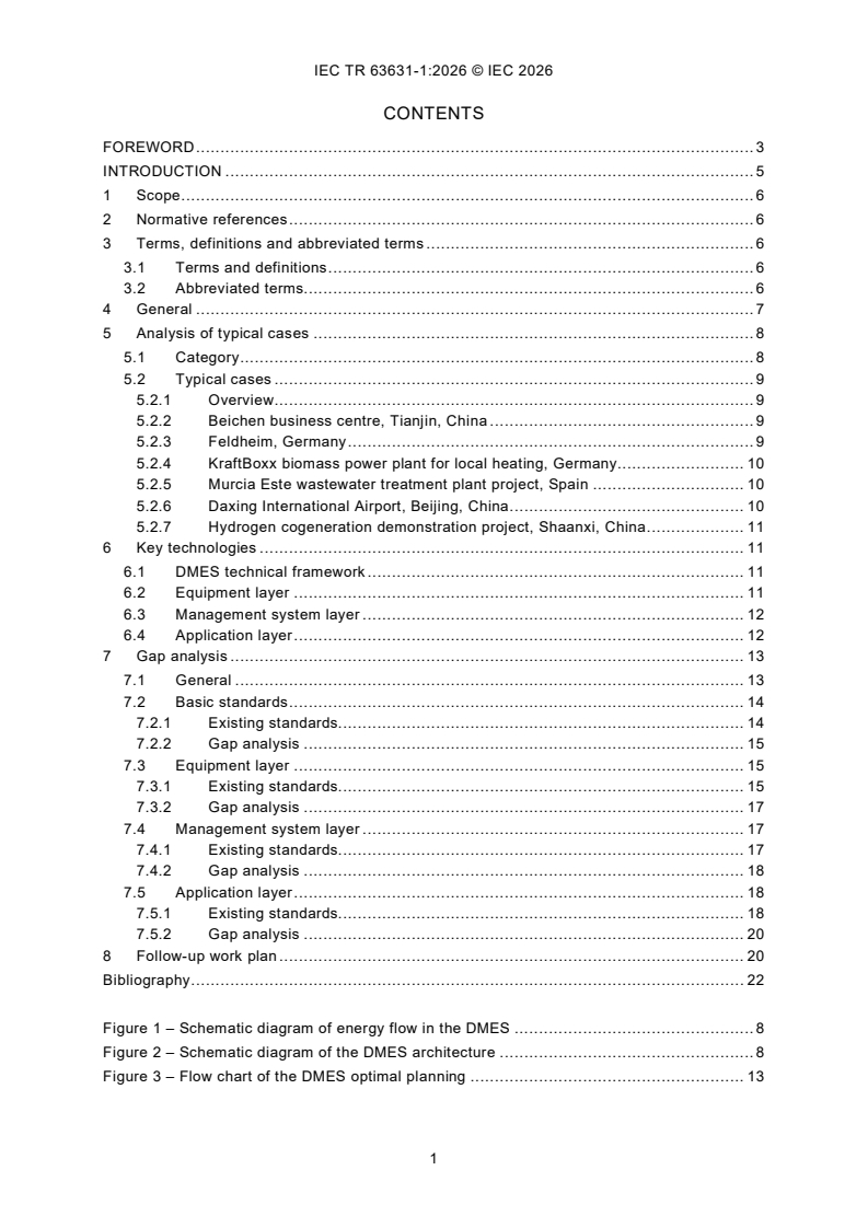 IEC TR 63631-1:2026 IEC TR 63631-1:2026 - Decentralized Multiple Energy Systems - Part 1: General - Page 3 preview