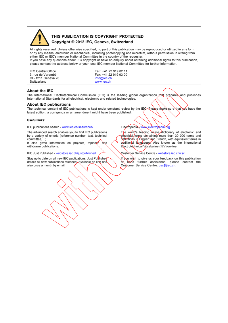 IEC TR 80001-2-4:2012 IEC TR 80001-2-4:2012 - Application of risk management for IT-networks incorporating medical devices - Part 2-4: Application guidance - General implementation guidance for healthcare delivery organizations
Released:11/29/2012 - Page 2 preview