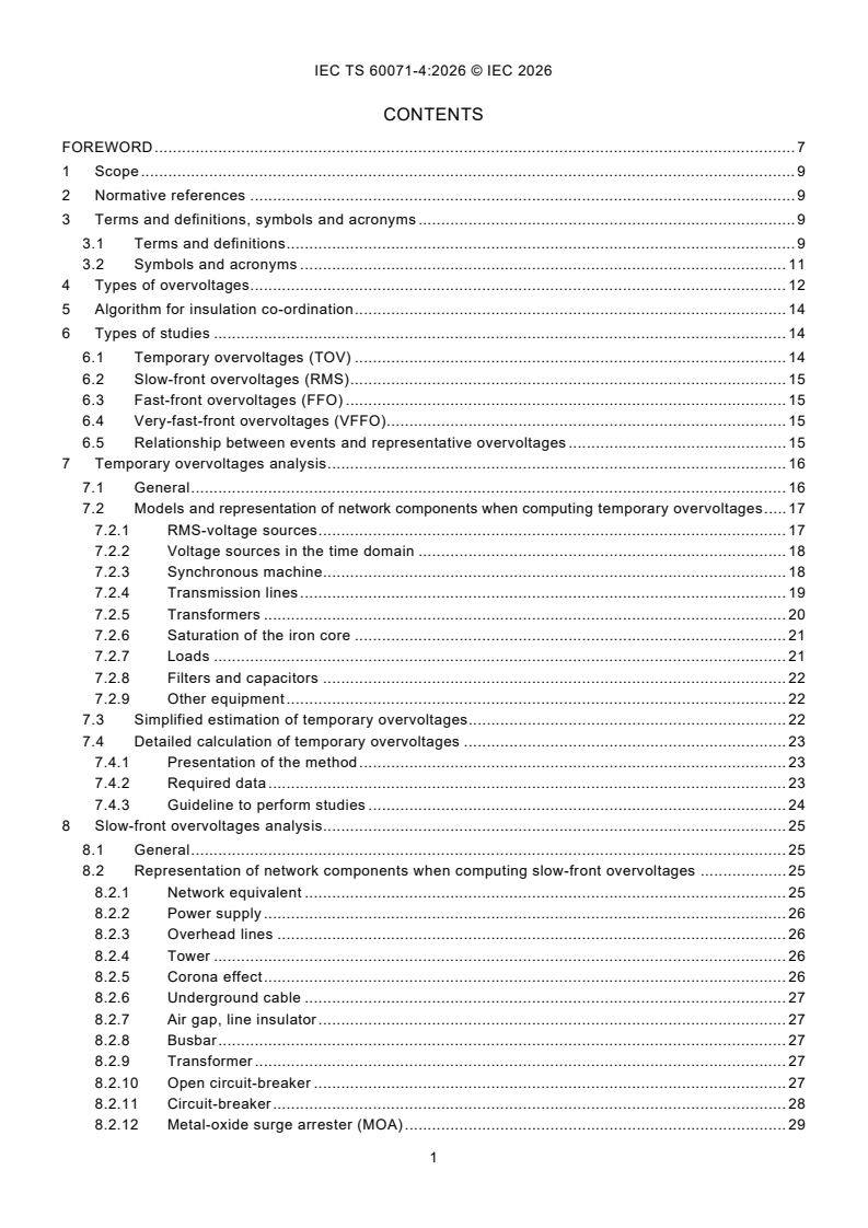 IEC TS 60071-4:2026 IEC TS 60071-4:2026 - Instructions for simulation-based insulation coordination and modelling of electrical networks - Page 3 preview