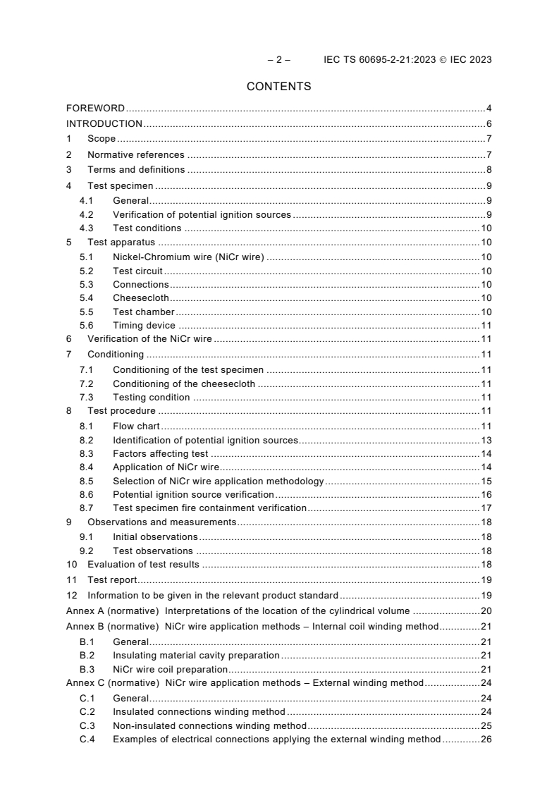 IEC TS 60695-2-21:2023 IEC TS 60695-2-21:2023 - Fire hazard testing - Part 2-21: Glowing/hot-wire based test methods - Fire containment test on finished units
Released:6/27/2023 - Page 4 preview
